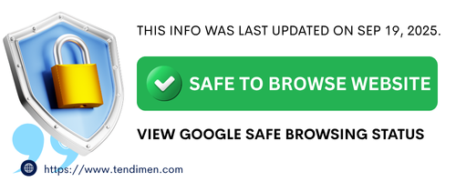 View Google Safe Browsing status for tendimen.com